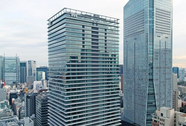 Exterior of the Toranomon Hills Business Tower