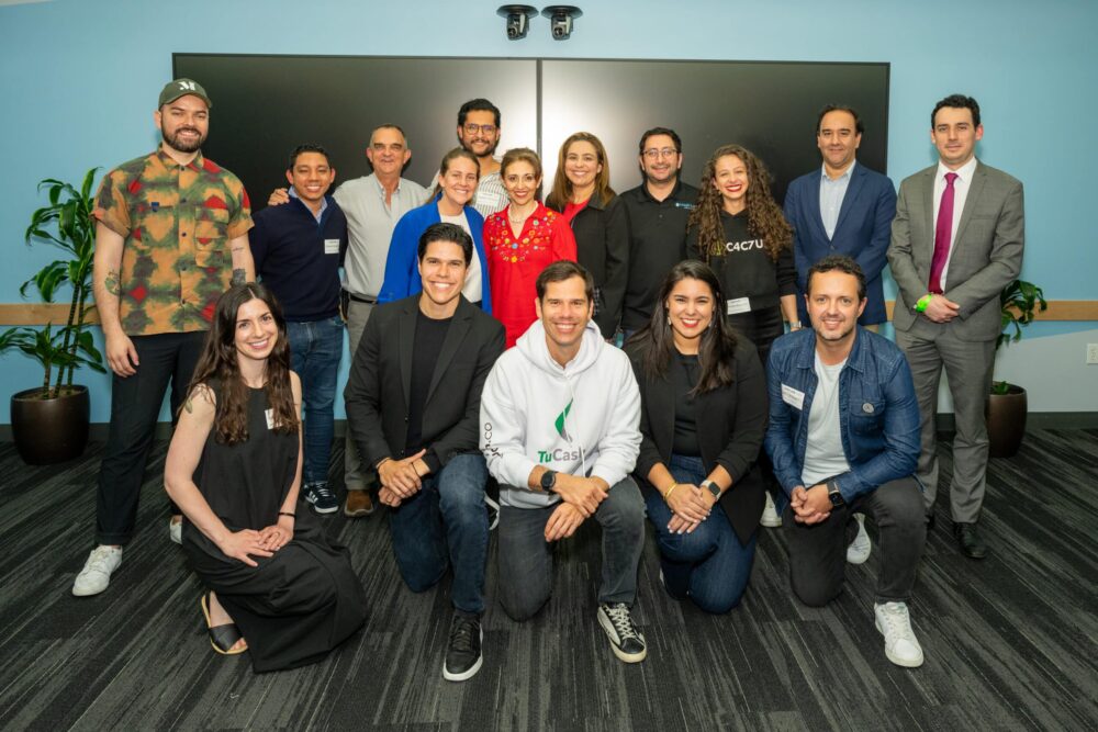 Members of the CIC Connect / Pro Colombia cohort post alongside CIC Connect staff
