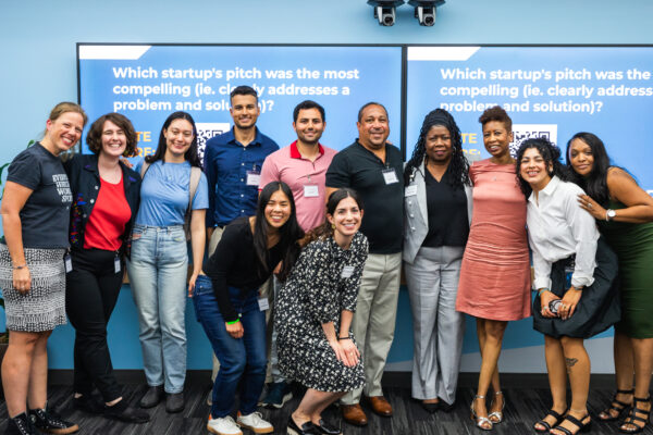 Group photo of the social impact cohort