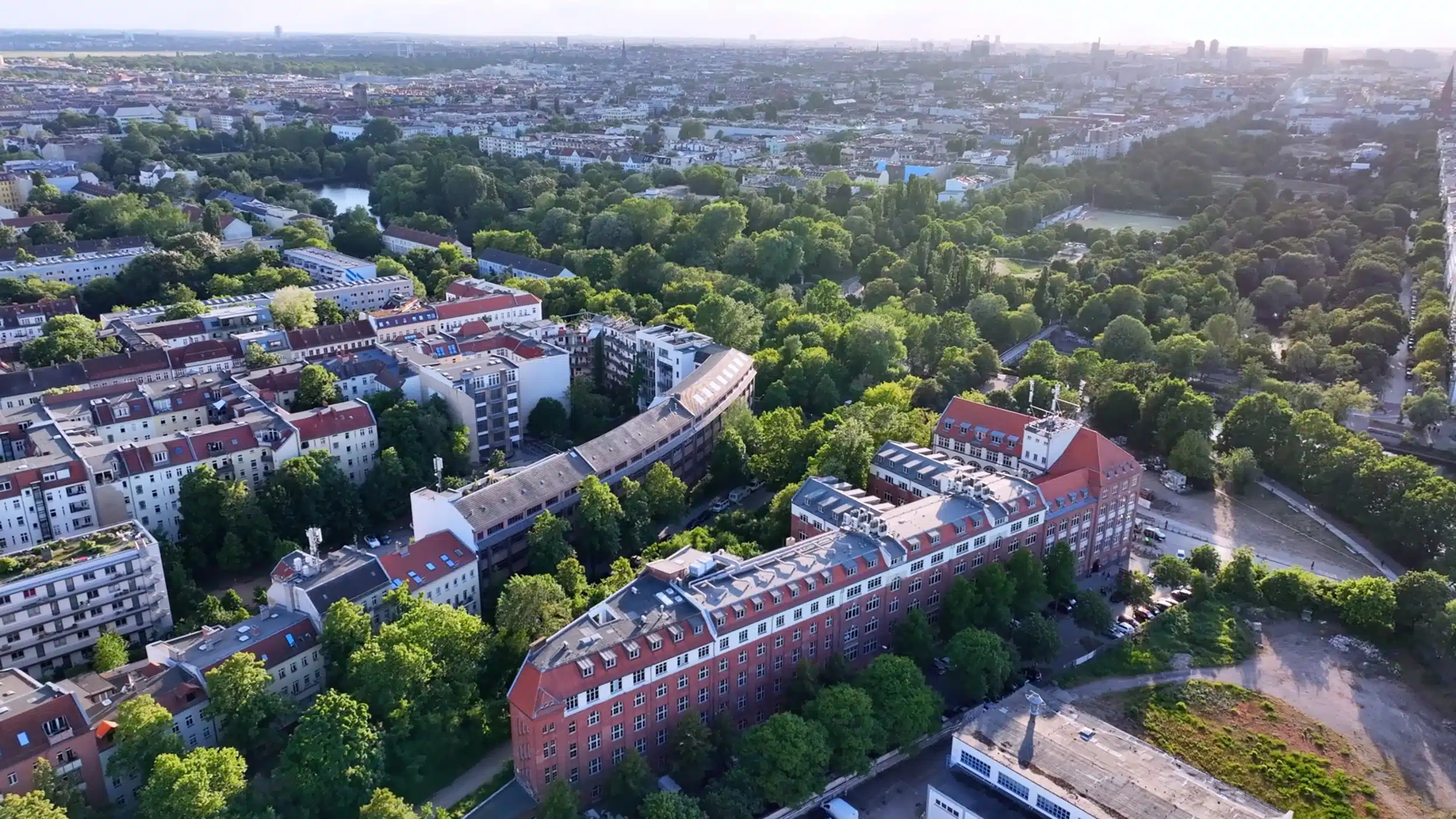 Aerial view of CIC Berlin