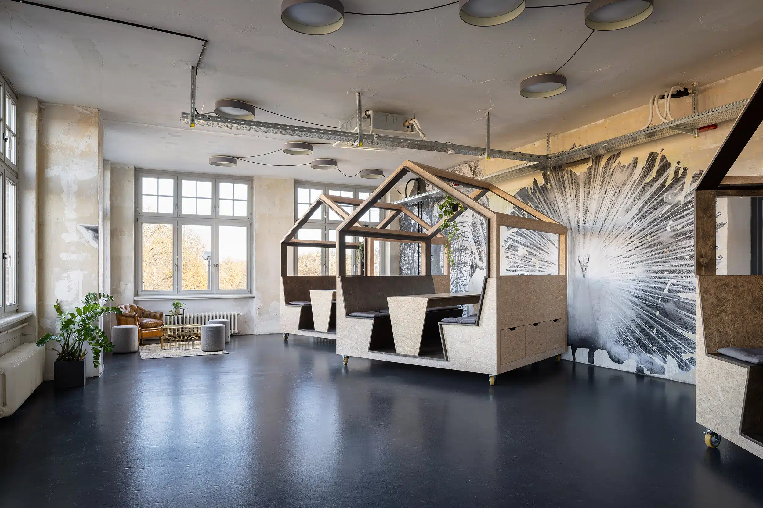 Art wall at CIC Berlin