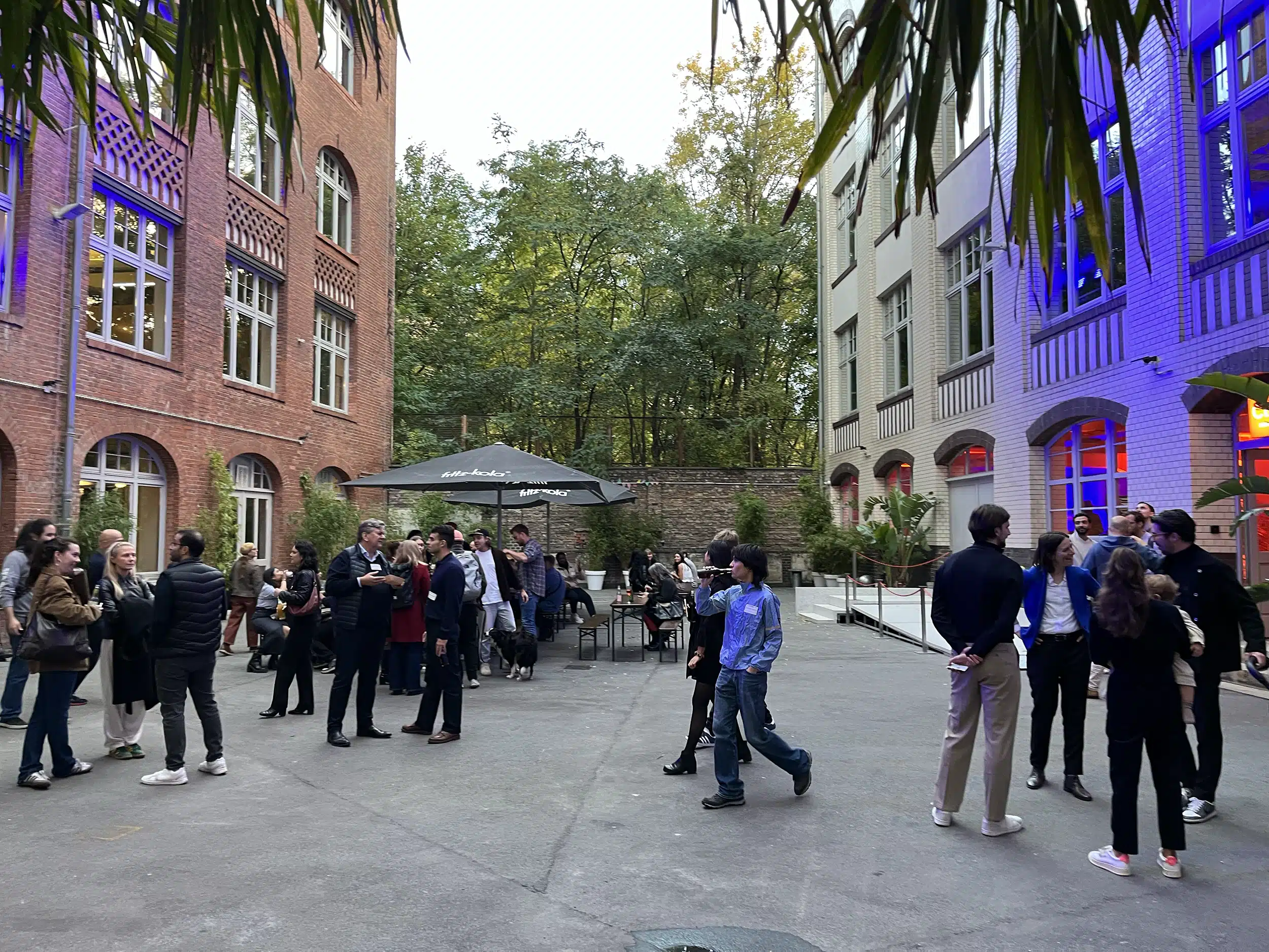 Inner courtyard at CIC Berlin