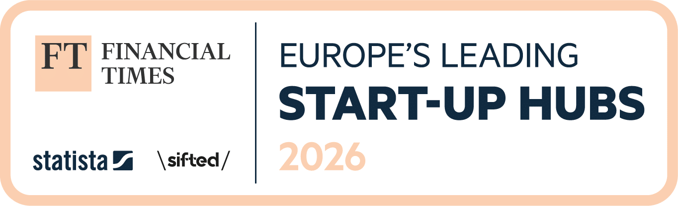 Europe's Leading Startup Hub Badge