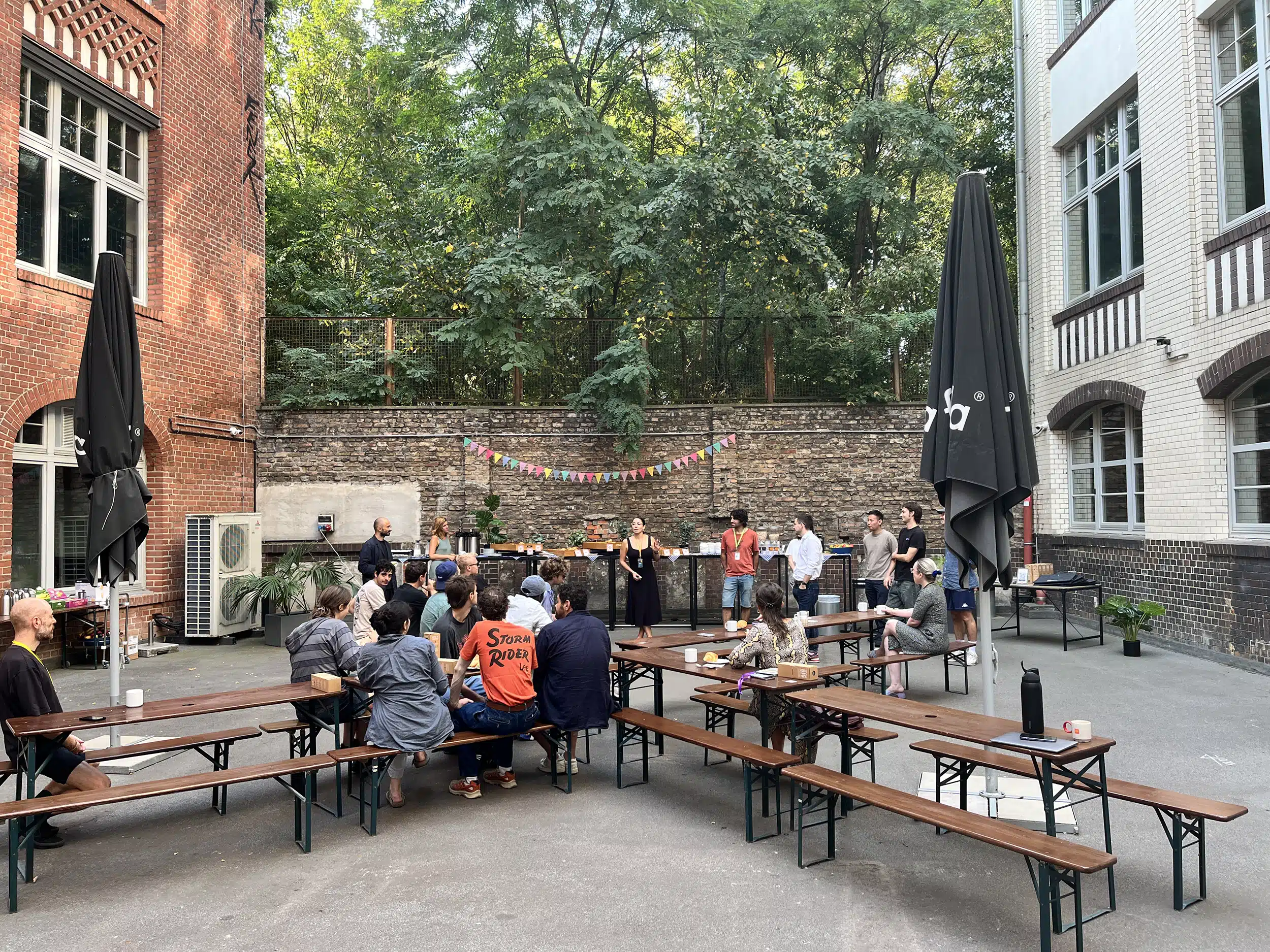 Inner courtyard at CIC Berlin