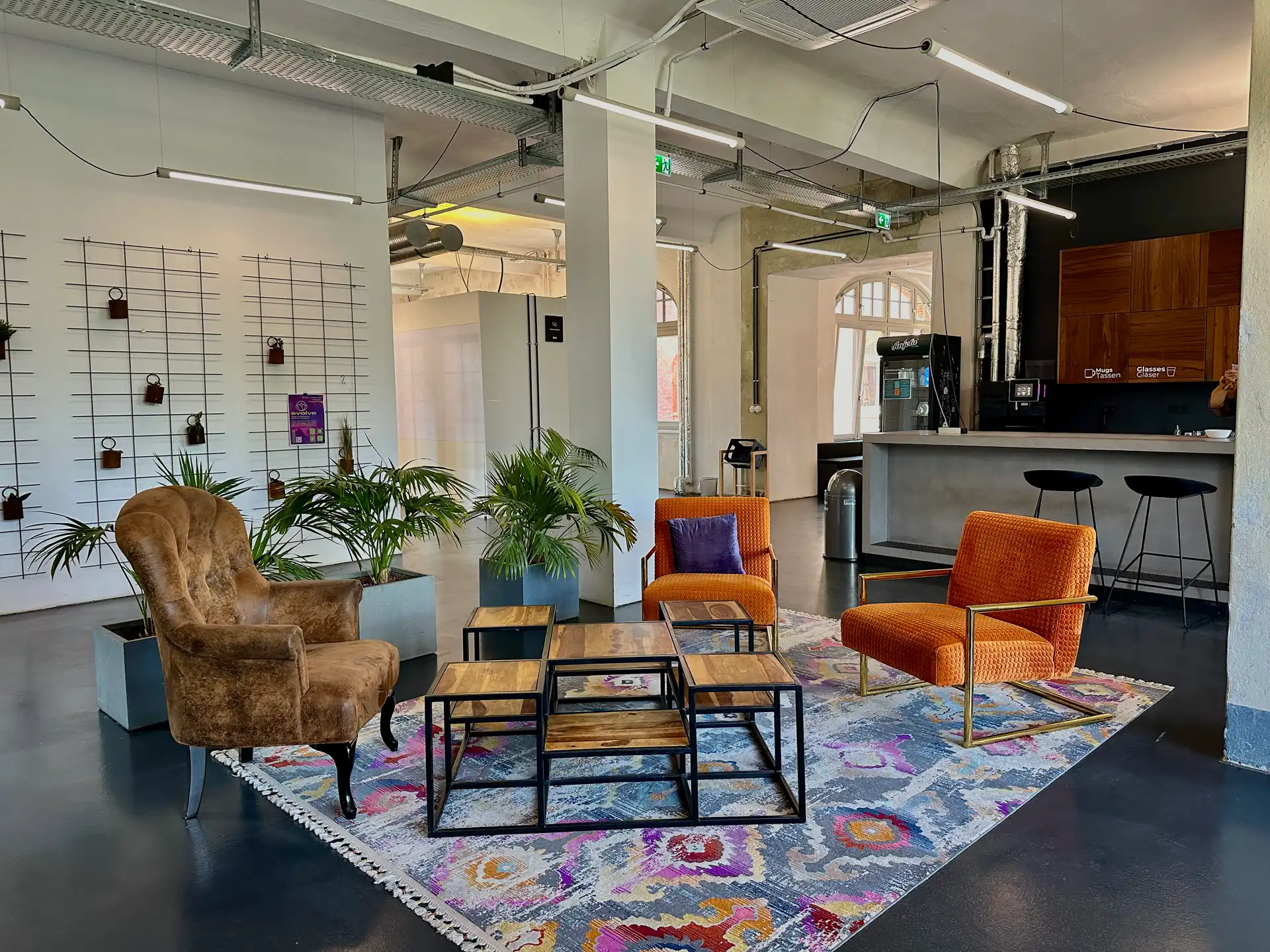 Kitchen Lounge Area at CIC Berlin