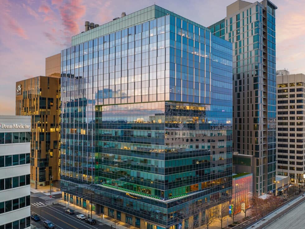Exterior of CIC Philadelphia in the University City Square Innovation District